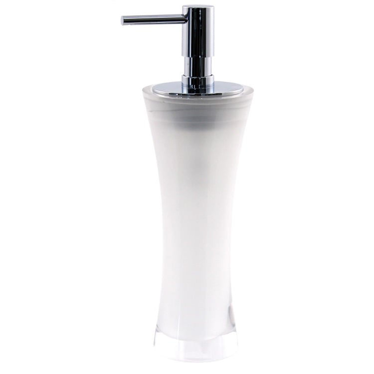 Gedy AU80-00 Soap Dispenser, Free Standing, Made From Thermoplastic Resins in Transparent Finish